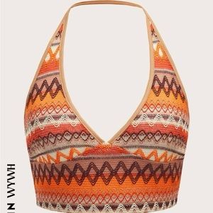 Backless halter top, only worn once.